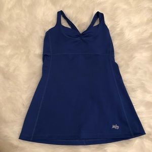 Mika yoga cobalt tie tank